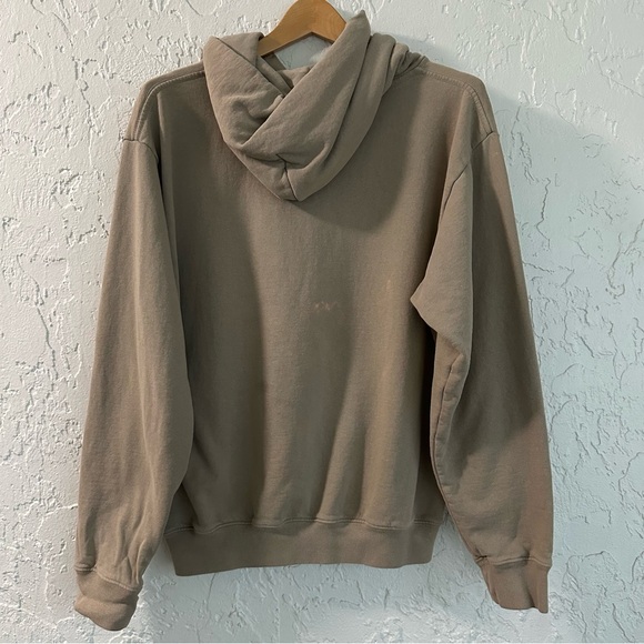 SPORTY & RICH Hoodie Sweatshirt Womens Size Small Neutral Tan - Picture 7 of 11